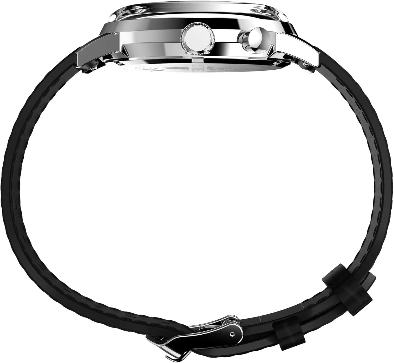 ساعت مچی آنالوگ مردانه TIMEX Marlin با صفحه گرد آبی و بند چرمی مشکی مقاوم در برابر آب - TW2W51200UJ