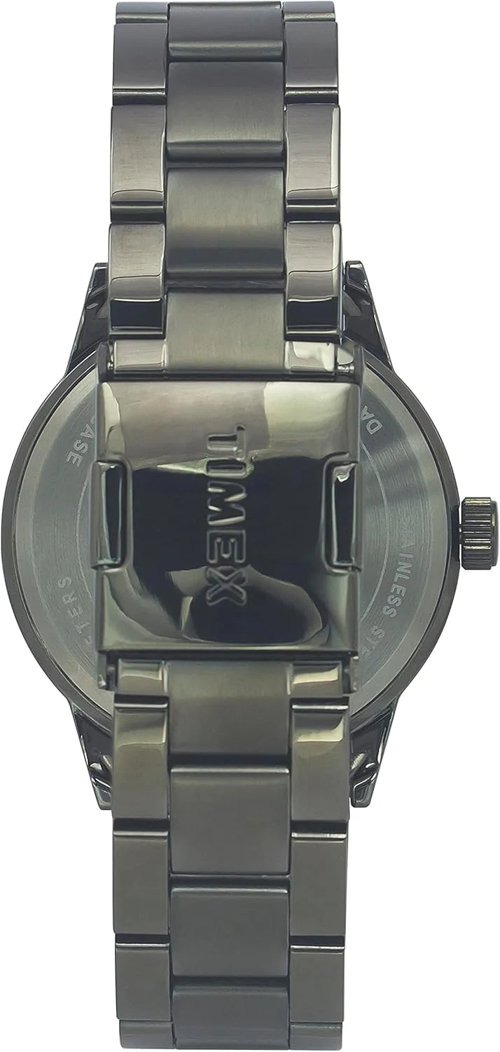 ساعت مچی آنالوگ مردانه TIMEX با صفحه گرد و ضد آب، سبز، کلاسیک
