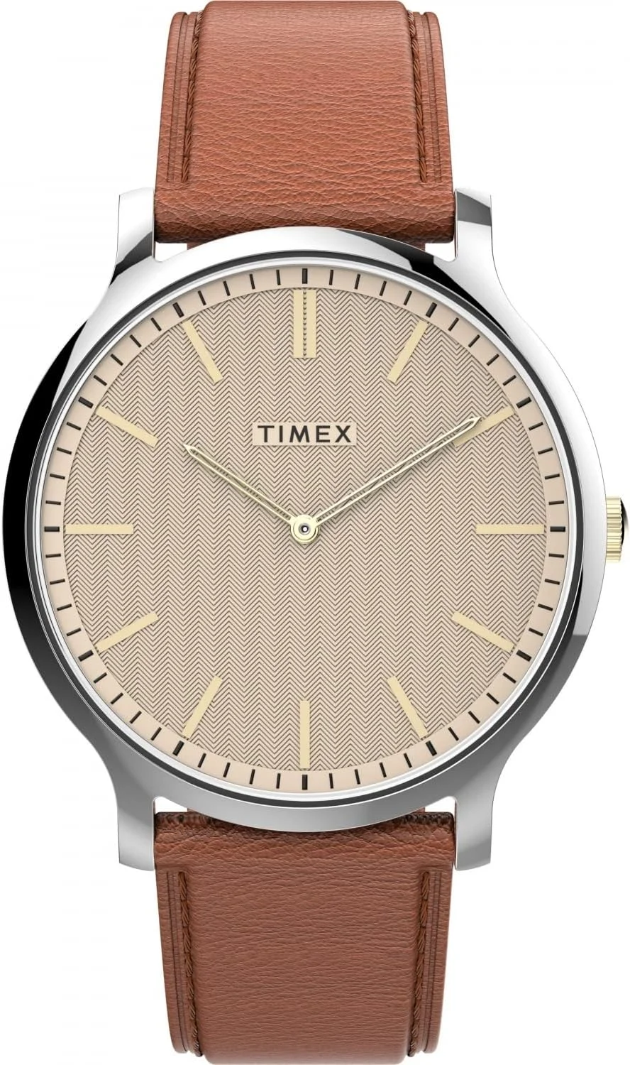 ساعت مچی عقربه‌ای مردانه Timex با بند چرمی گالری