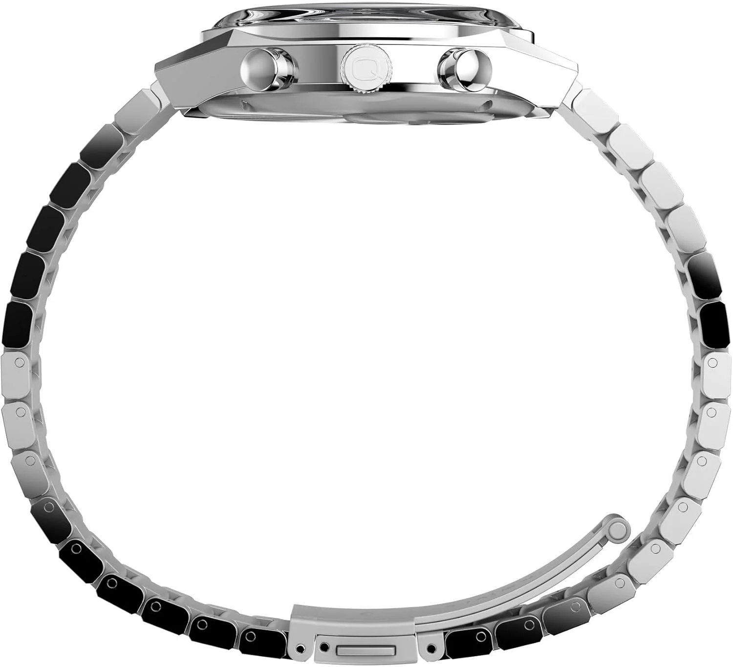 ساعت مچی آنالوگ مردانه TIMEX Falcon Eye با صفحه گرد آبی و بند استیل ضد زنگ نقره ای مقاوم در برابر آب - TW2W33700UJ