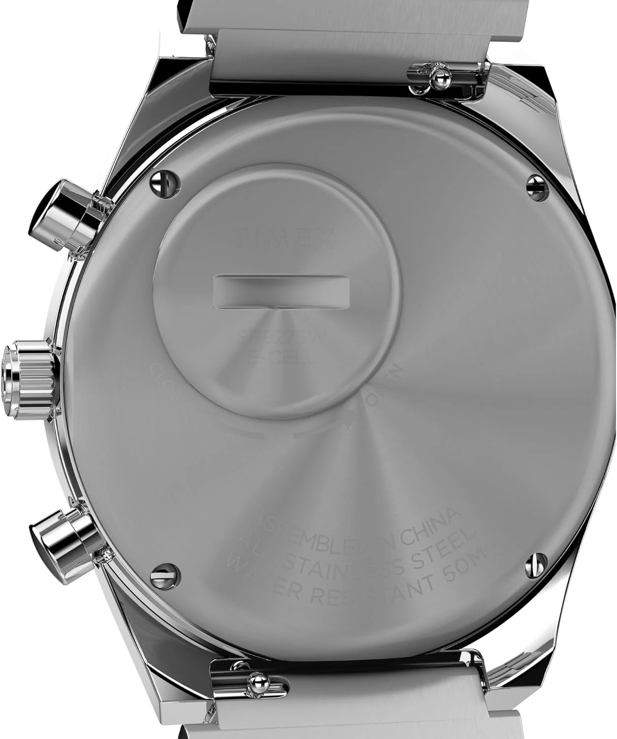 ساعت مچی آنالوگ مردانه TIMEX Falcon Eye با صفحه گرد آبی و بند استیل ضد زنگ نقره ای مقاوم در برابر آب - TW2W33700UJ