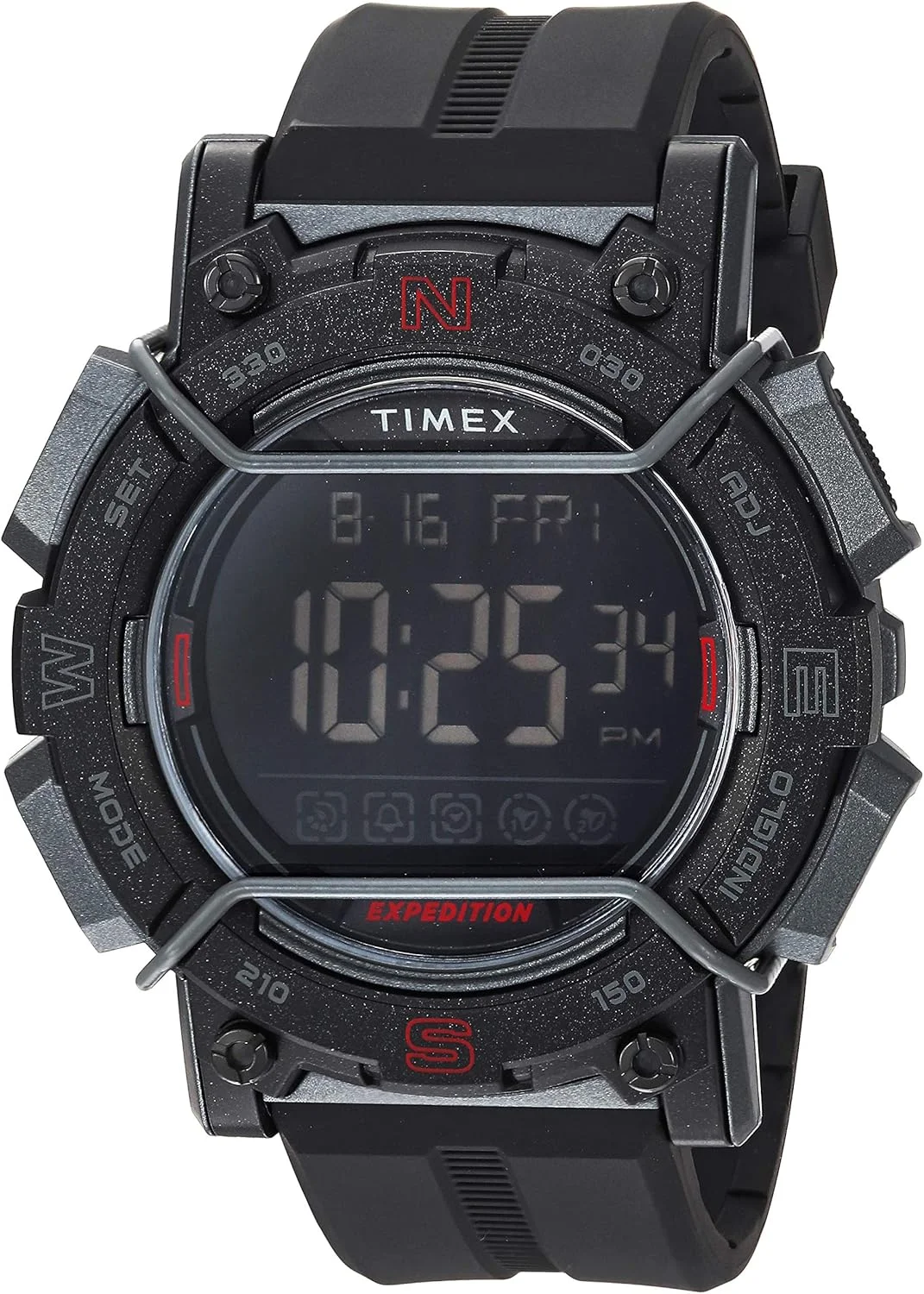 ساعت دیجیتال تایمکس اکسپدیشن CAT World Time با قطر 47 میلی متر