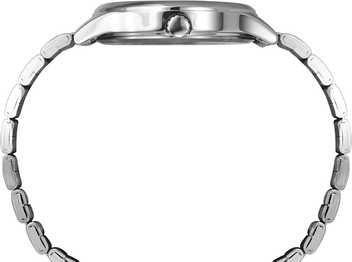 ساعت مچی آنالوگ مردانه TIMEX با صفحه گرد سبز و بند استیل ضد زنگ نقره ای مقاوم در برابر آب - TWEG18432