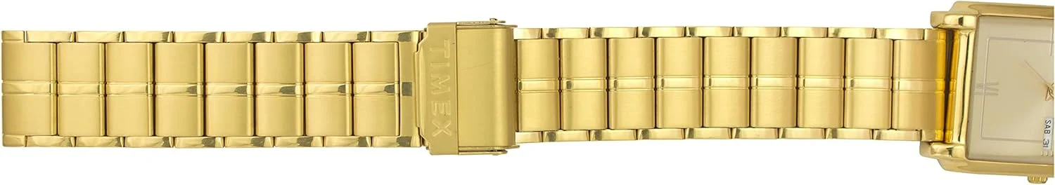 ساعت مچی آنالوگ مردانه TIMEX Classics با صفحه مستطیلی شامپاین و بند دستبندی استیل ضد زنگ طلایی مقاوم در برابر آب - TW000W910 ساعت مچی آنالوگ مردانه TIMEX Classics با صفحه مستطیلی شامپاین و بند دستبندی استیل ضد زنگ طلایی مقاوم در برابر آب - TW000W910