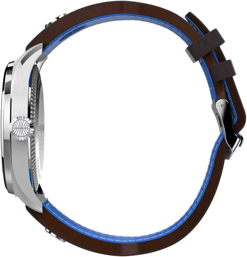 ساعت مچی مردانه Timex کوارتز با بند چرمی Pan Am