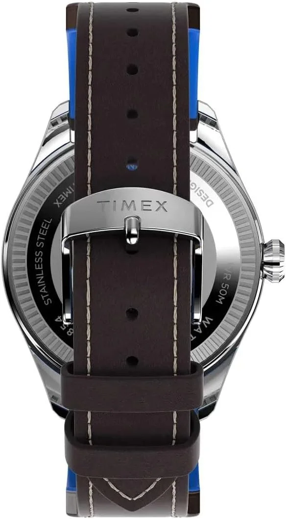 ساعت مچی مردانه Timex کوارتز با بند چرمی Pan Am