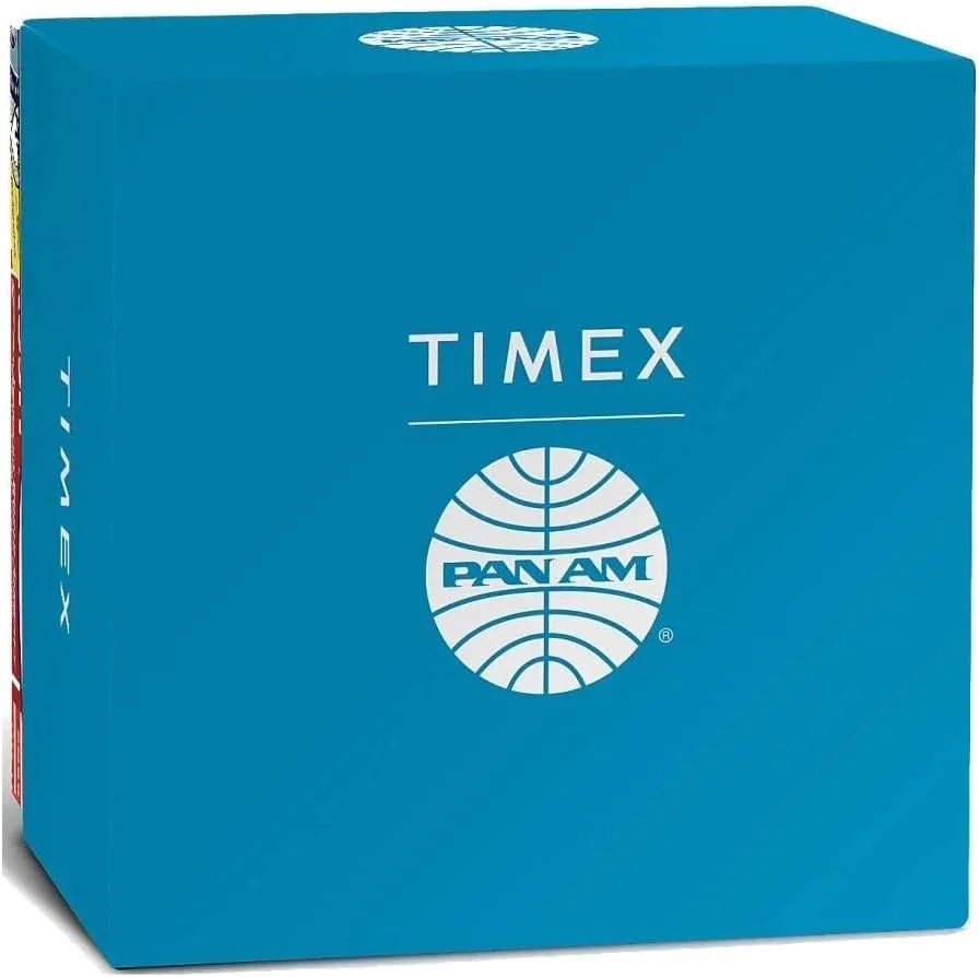 ساعت مچی مردانه Timex کوارتز با بند چرمی Pan Am