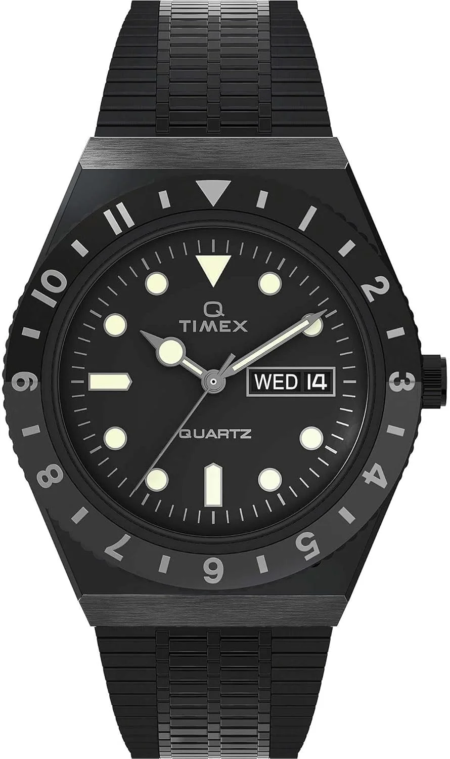 Timex Men's Analogue Watch Q Reissue with Stainless Steel Strap