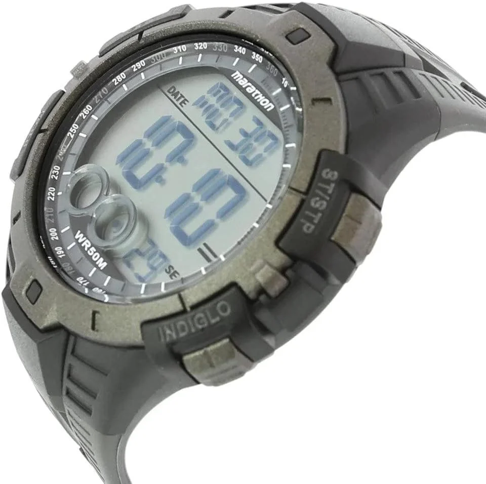 ساعت مچی مردانه Timex کوارتز، صفحه نمایش دیجیتال و بند رزین ساعت مچی مردانه Timex کوارتز، صفحه نمایش دیجیتال و بند رزین