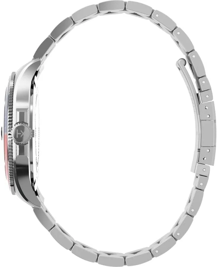 ساعت مچی مردانه اتوماتیک آنالوگ Timex TW2V72100 Harborside Coast، سایز 44 میلی متر، نقره ای