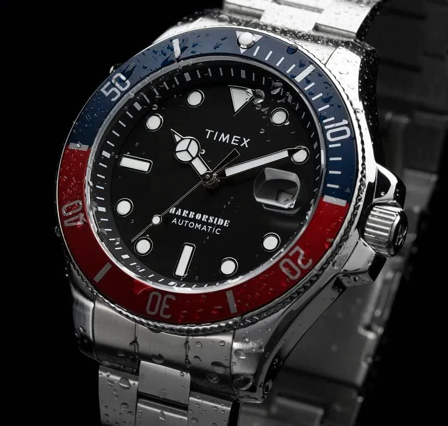 ساعت مچی مردانه اتوماتیک آنالوگ Timex TW2V72100 Harborside Coast، سایز 44 میلی متر، نقره ای
