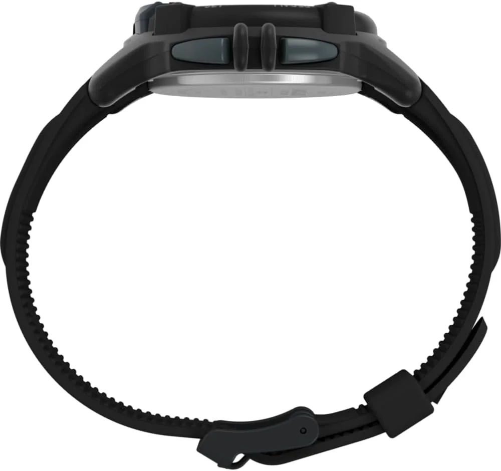 ساعت مچی دیجیتال مردانه Timex با بند پلاستیکی TW5M63000، مشکی، بند ساعت مچی دیجیتال مردانه Timex با بند پلاستیکی TW5M63000، مشکی، بند