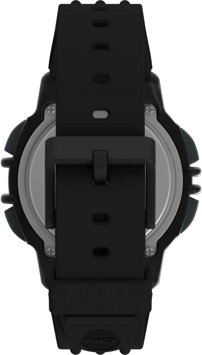 ساعت مچی دیجیتال مردانه Timex با بند پلاستیکی TW5M63000، مشکی، بند ساعت مچی دیجیتال مردانه Timex با بند پلاستیکی TW5M63000، مشکی، بند