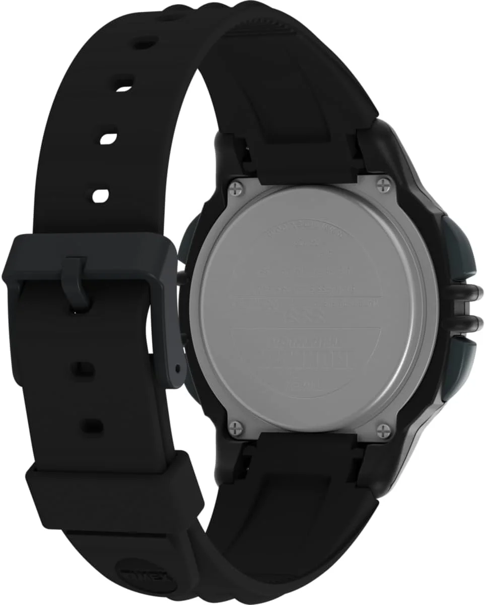 ساعت مچی دیجیتال مردانه Timex با بند پلاستیکی TW5M63000، مشکی، بند ساعت مچی دیجیتال مردانه Timex با بند پلاستیکی TW5M63000، مشکی، بند