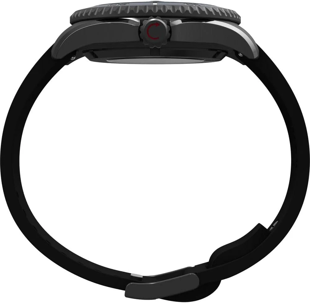 ساعت مچی مردانه اتوماتیک Timex Tiburón با بند لاستیکی ساعت مچی مردانه اتوماتیک Timex Tiburón با بند لاستیکی