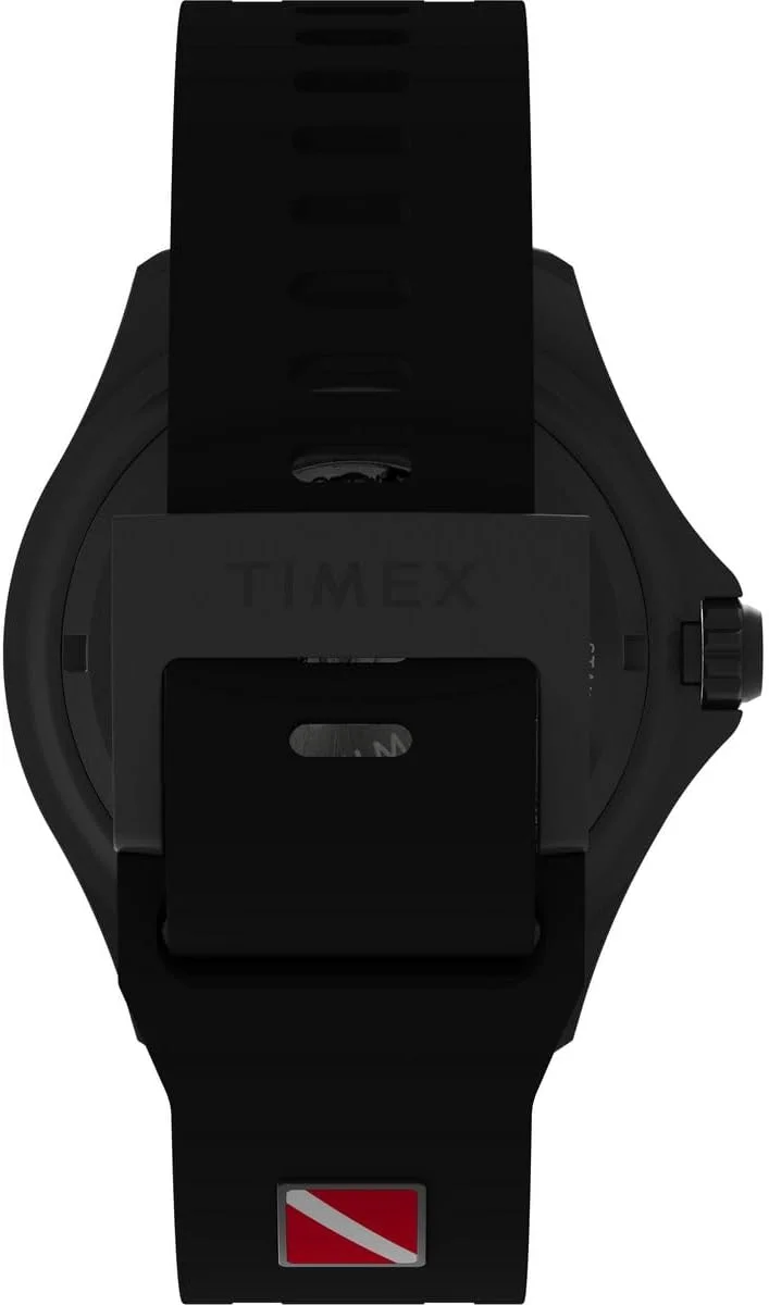 ساعت مچی مردانه اتوماتیک Timex Tiburón با بند لاستیکی ساعت مچی مردانه اتوماتیک Timex Tiburón با بند لاستیکی