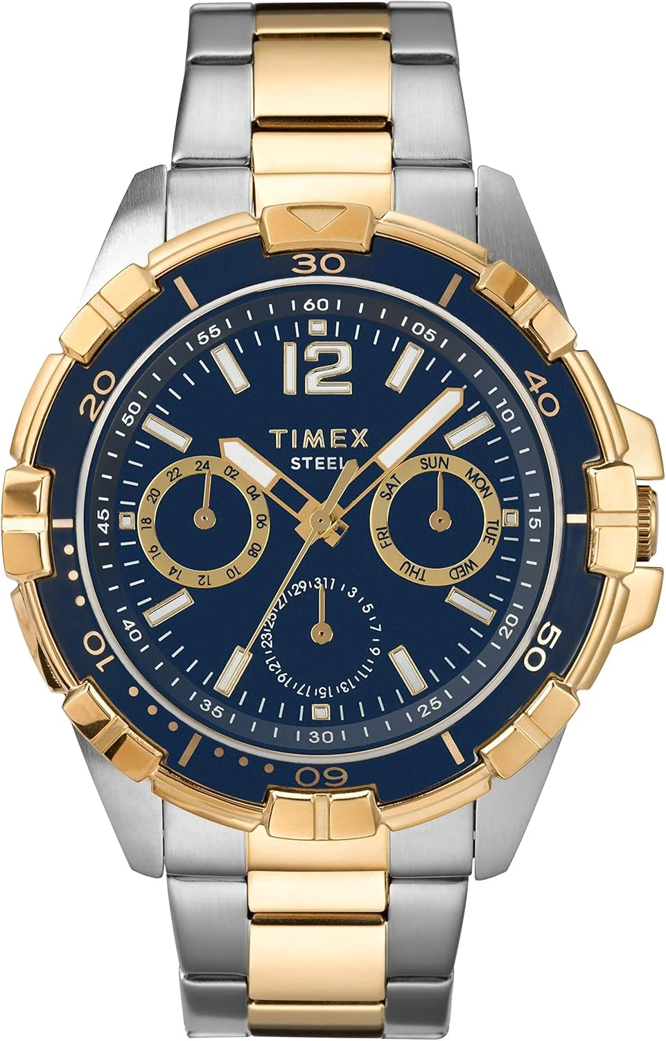 ساعت مچی مردانه Timex مدل Dress Multi-Function Steel با قطر 45 میلی متر