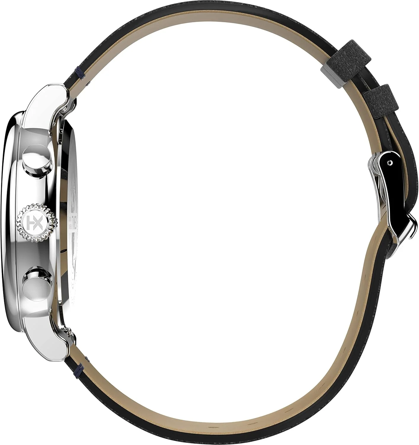 Timex Waterbury Standard Men's Chronograph Watch with Leather Strap