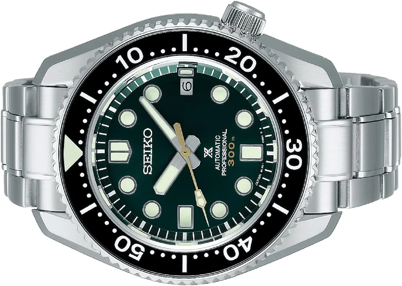 ساعت مچی اتوماتیک مردانه سیکو SLA047J1 Prospex Divers، قطر قاب 44.3 میلی متر، سبز/نقره ای ساعت مچی اتوماتیک مردانه سیکو SLA047J1 Prospex Divers، قطر قاب 44.3 میلی متر، سبز/نقره ای