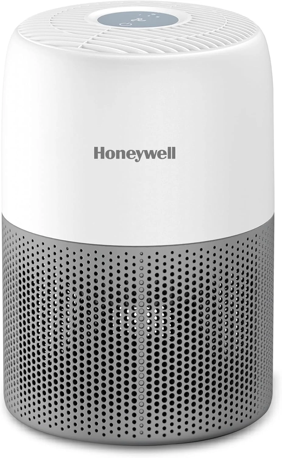 دستگاه تصفیه هوا Honeywell مناسب خانه و محل کار، فیلتر 3 در 1 - پیش فیلتر، H13، فیلتر کربن فعال، حذف 99.99% آلاینده ها، آلرژن ها، خطر حیوانات خانگی، دود، گرد و غبار و گرده - Air touch V1