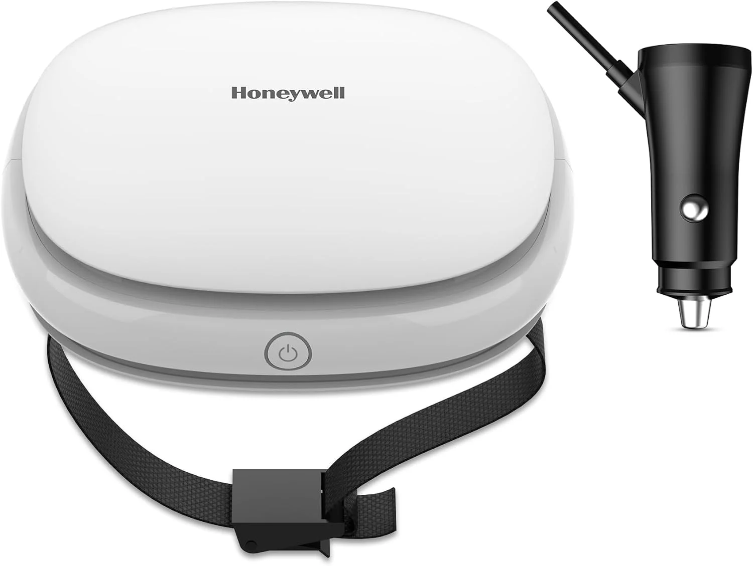 دستگاه تصفیه هوای خودرو Honeywell Move Pure 3. دارای فیلتر HEPA و یونیزر با قابلیت حذف 99.9% آلاینده ها، آلرژی ها/آلرژی های حیوانات خانگی، گرد و غبار، دود، CADR تا 24 متر مکعب در ساعت. دارای 3 پورت USB برای شارژ