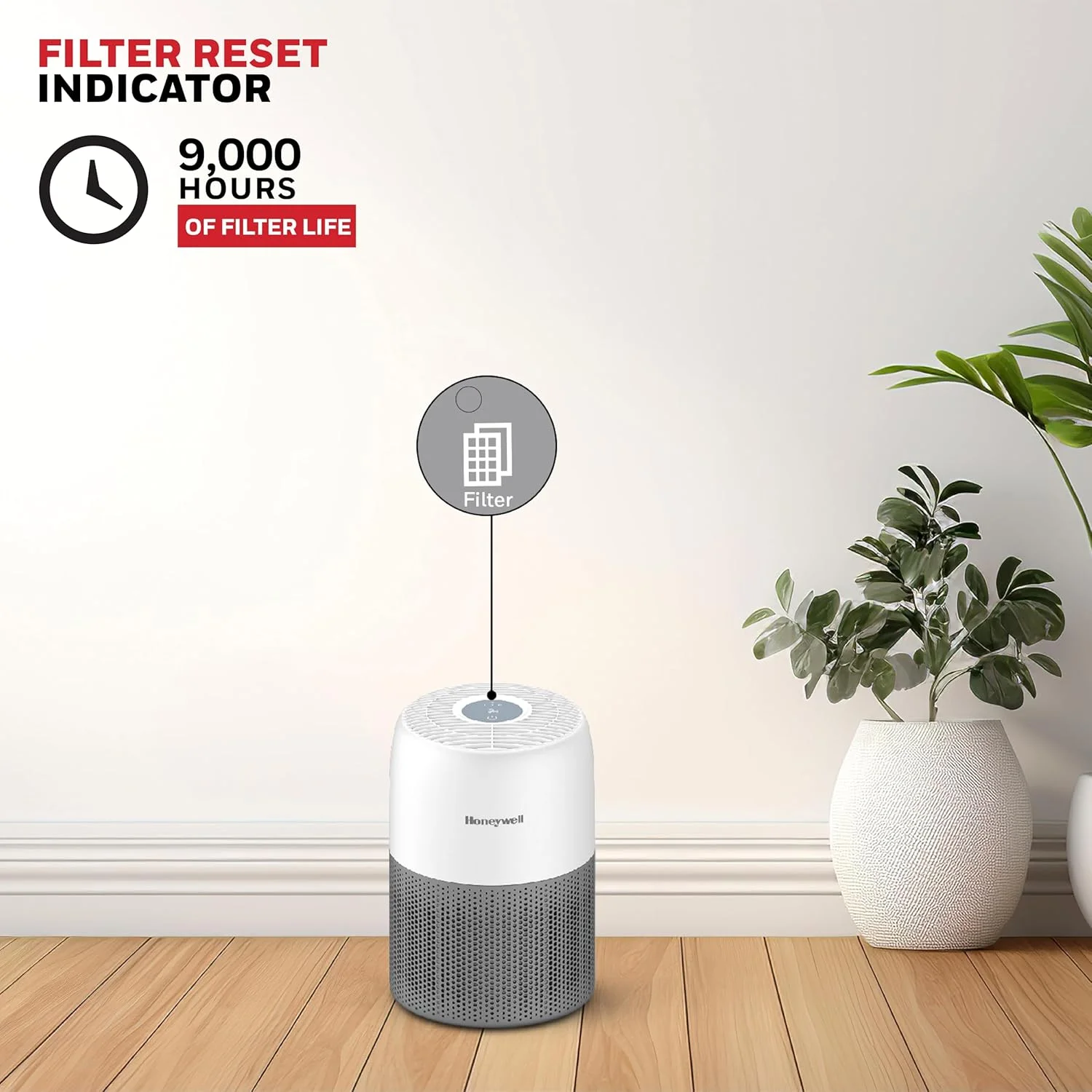 دستگاه تصفیه هوا Honeywell مناسب خانه و محل کار، فیلتر 3 در 1 - پیش فیلتر، H13، فیلتر کربن فعال، حذف 99.99% آلاینده ها، آلرژن ها، خطر حیوانات خانگی، دود، گرد و غبار و گرده - Air touch V1 دستگاه تصفیه هوا Honeywell مناسب خانه و محل کار، فیلتر 3 در 1 - پیش فیلتر، H13، فیلتر کربن فعال، حذف 99.99% آلاینده ها، آلرژن ها، خطر حیوانات خانگی، دود، گرد و غبار و گرده - Air touch V1