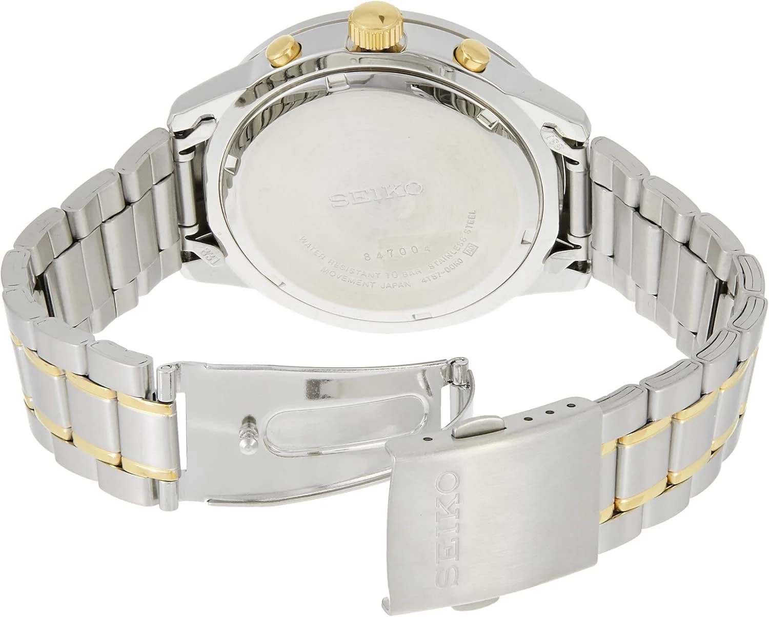 ساعت مچی عقربه‌ای مردانه سیکو مدل SKS643P1 با نمایشگر آنالوگ و بند استیل ضد زنگ، نقره‌ای