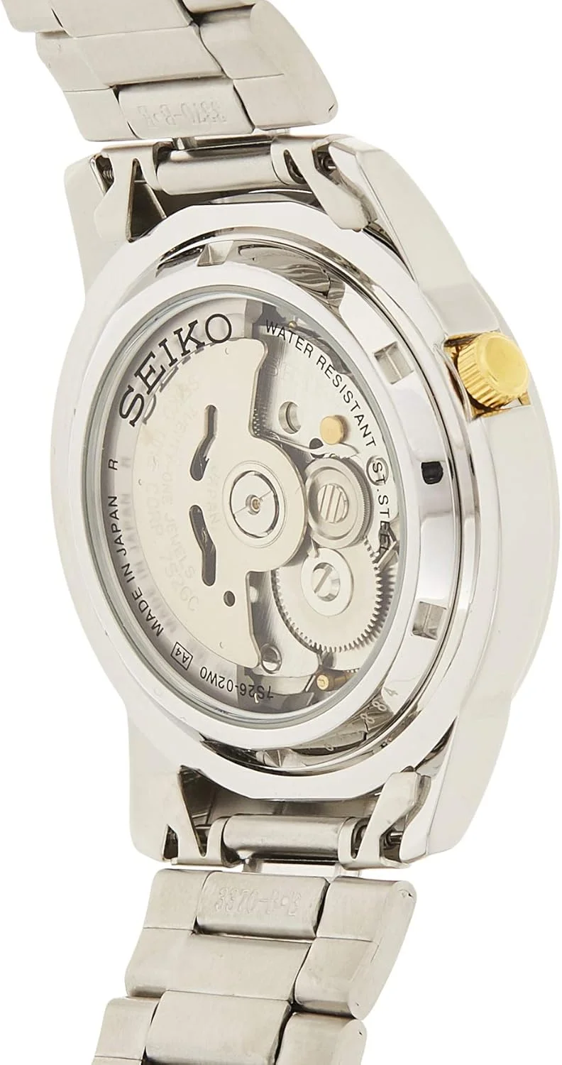 ساعت مچی مردانه سیکو با بند استیل نقره ای - SNKK09J1