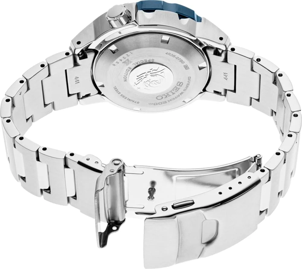 ساعت مچی مردانه سیکو SRPE27 Prospex نقره‌ای رنگ 42.4 میلی‌متری استیل ضد زنگ