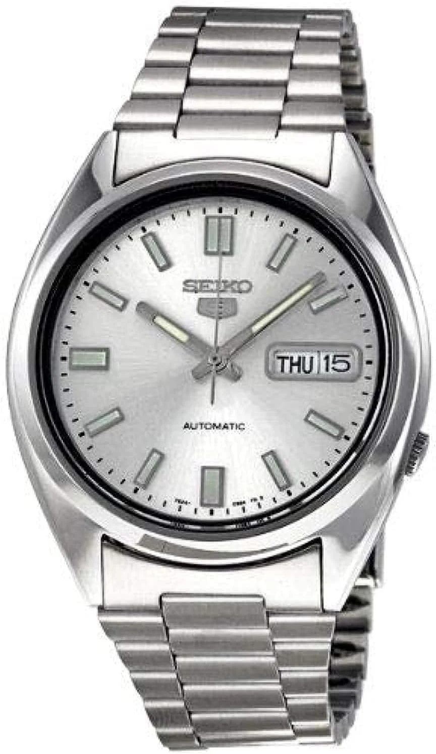 ساعت مچی مردانه سیکو SNXS73 سری 5 اتوماتیک با بند استیل ضد زنگ (سفید)