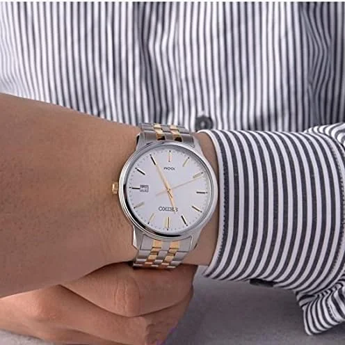 ساعت مچی مردانه سیکو Neo Classic کوارتز صفحه نقره ای مدل SUR263P1 ساعت مچی مردانه سیکو Neo Classic کوارتز صفحه نقره ای مدل SUR263P1