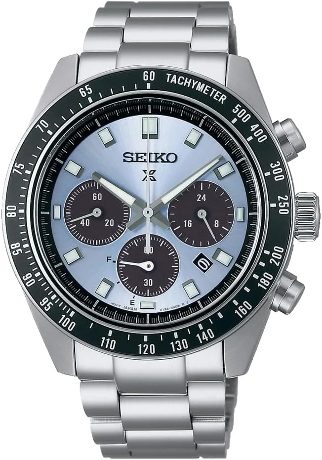 ساعت مچی مردانه سیکو SSC813 Prospex Solar Chronograph، آبی، کرنوگراف اسپرت