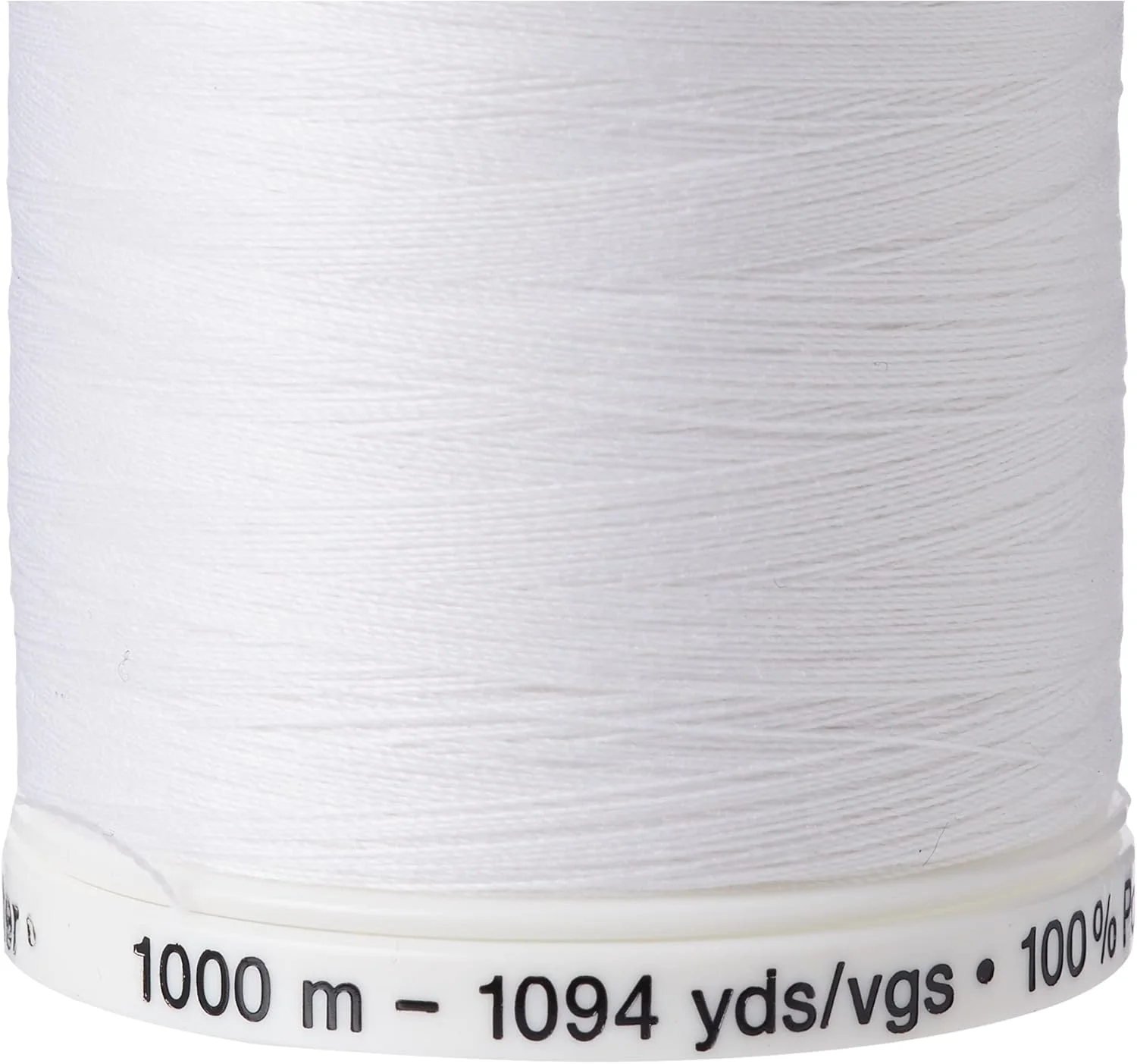 نخ خیاطی همه کاره پلی استر گوترمن سفید 1000 متری، 5.5x4x4 سانتی متر