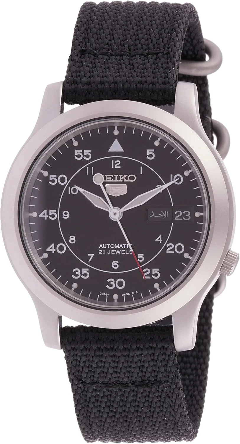 ساعت مچی مردانه سیکو کوارتز، نمایشگر آنالوگ و بند استیل مدل Snk809K2