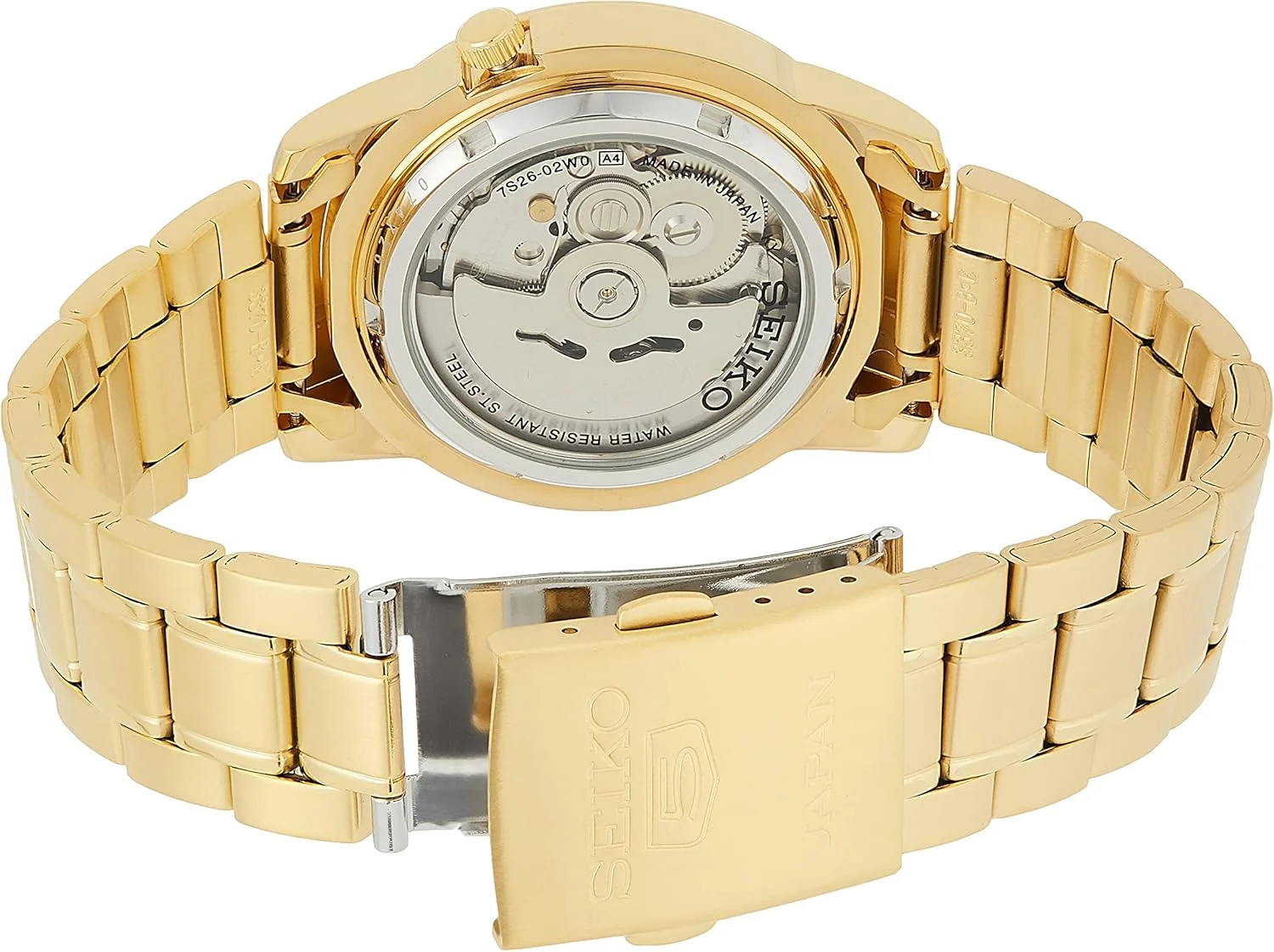 ساعت مچی مردانه سیکو 5 اتوماتیک با نمایشگر آنالوگ و بند استیل مدل Snkk40J1