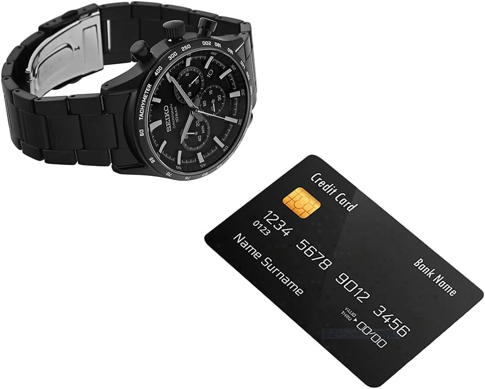 ساعت مچی کرنوگراف رسمی سیکو - SSB415P1، مشکی، مشکی، مدرن