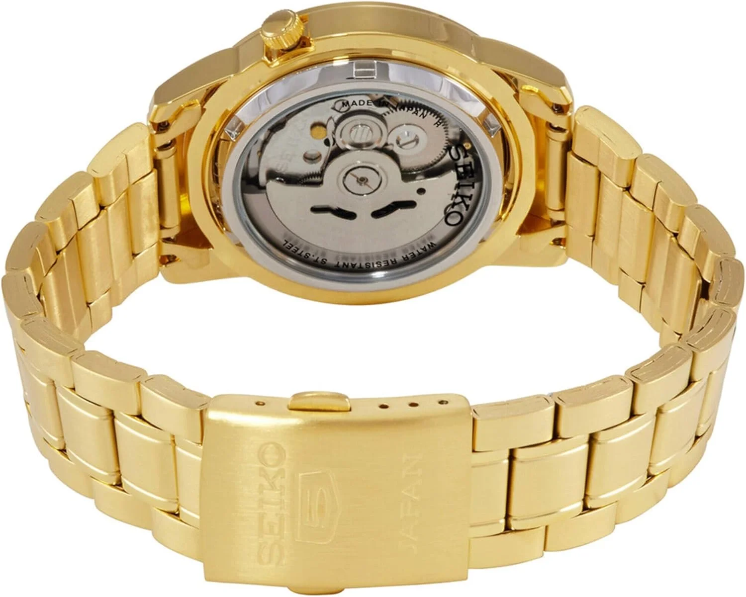 ساعت مچی مردانه سیکو 5 اتوماتیک با نمایشگر آنالوگ و بند استیل مدل SNKE56J1