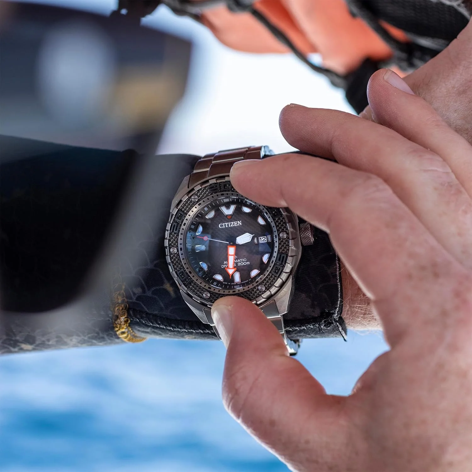 Citizen Mens Analogue Automatic Watch Promaster Marine Citizen Mens Analogue Automatic Watch Promaster Marine
