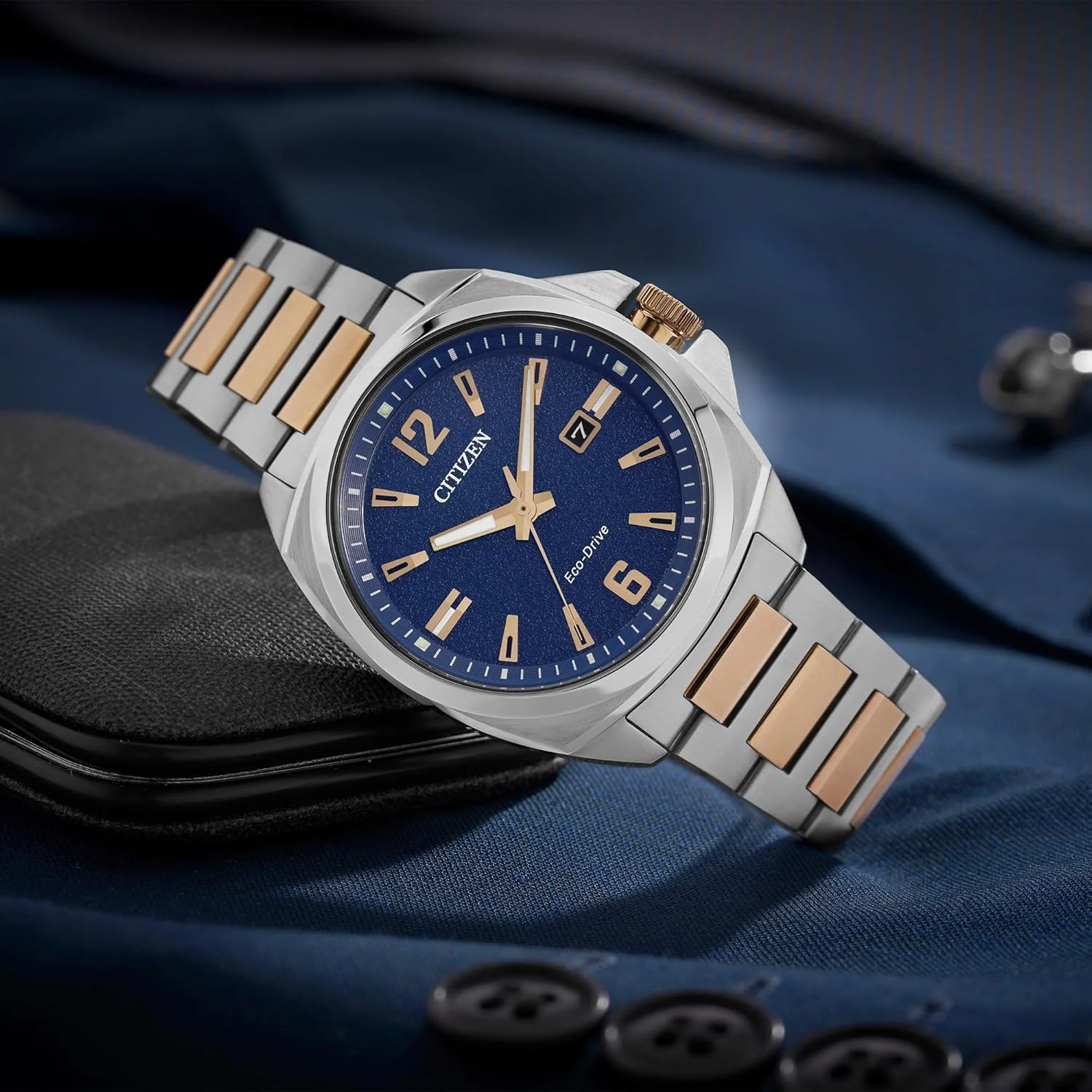 ساعت مچی مردانه سیتیزن مدل GENTS ECO-DRIVE BRACELET AW1726-55L