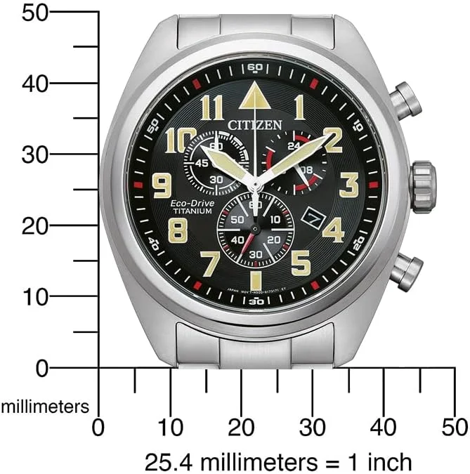 Citizen Mens Chronograph Eco-Drive Watch Titanium Citizen Mens Chronograph Eco-Drive Watch Titanium