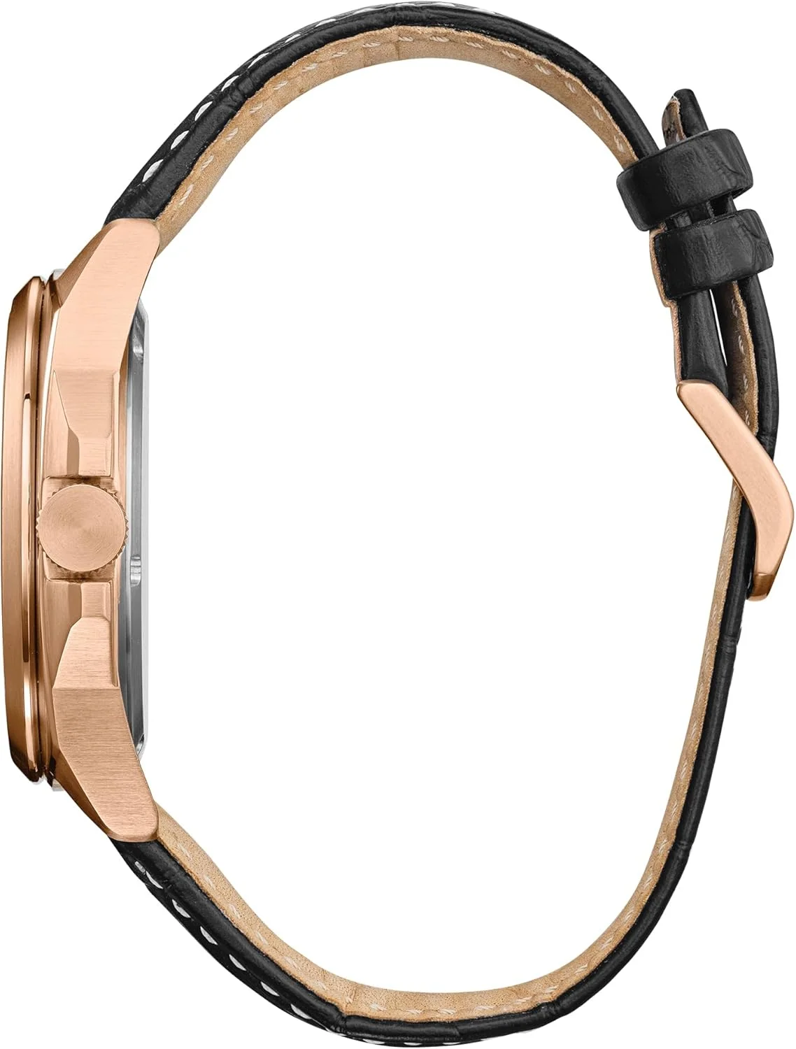 ساعت مچی مردانه سیتیزن مدل Sport Luxury بند چرمی مشکی AW1723-02E، مشکی، کلاسیک