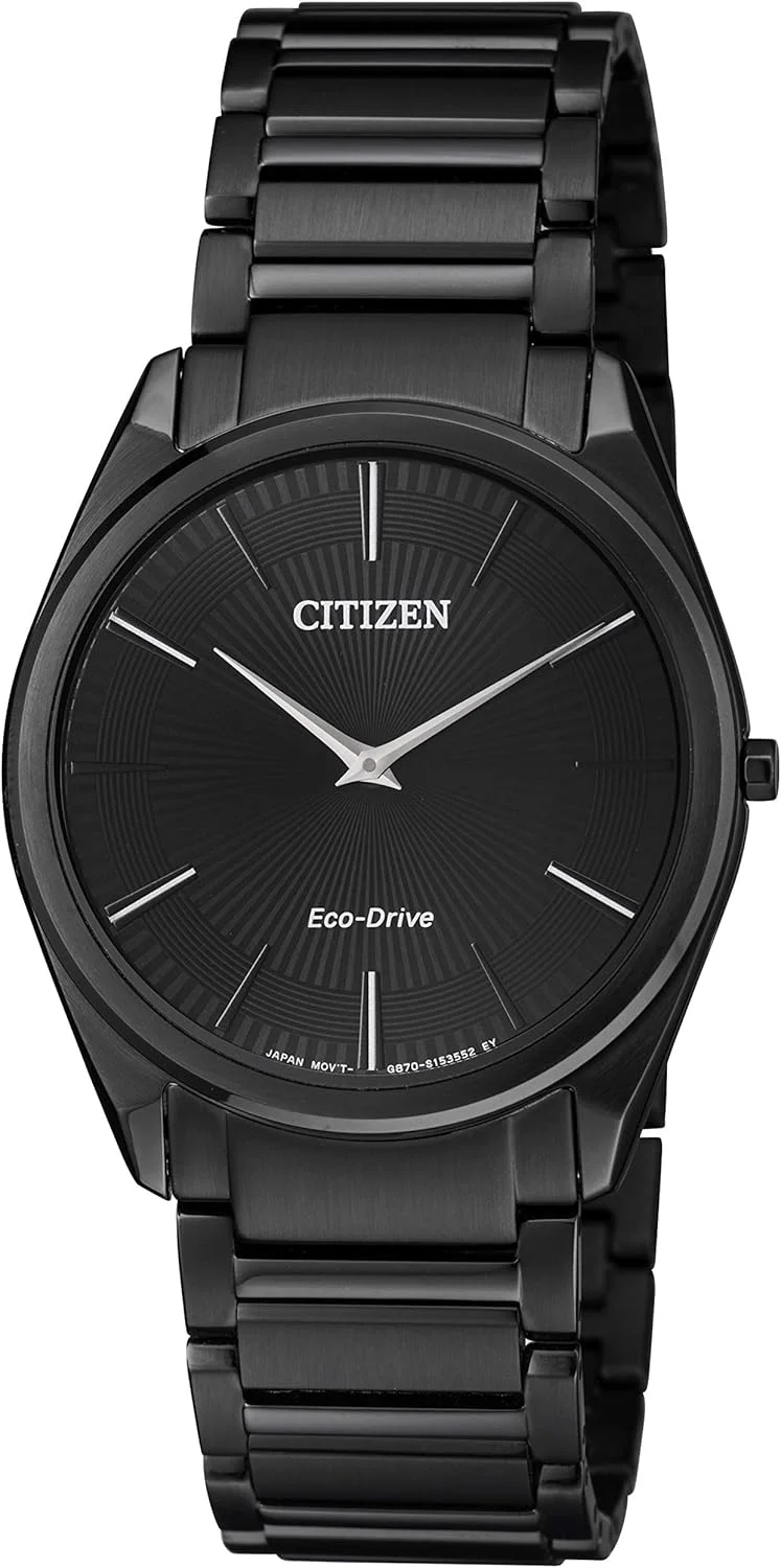 ساعت مچی مردانه سیتیزن با انرژی خورشیدی، نمایشگر آنالوگ و بند استیل مدل AR3079-85E