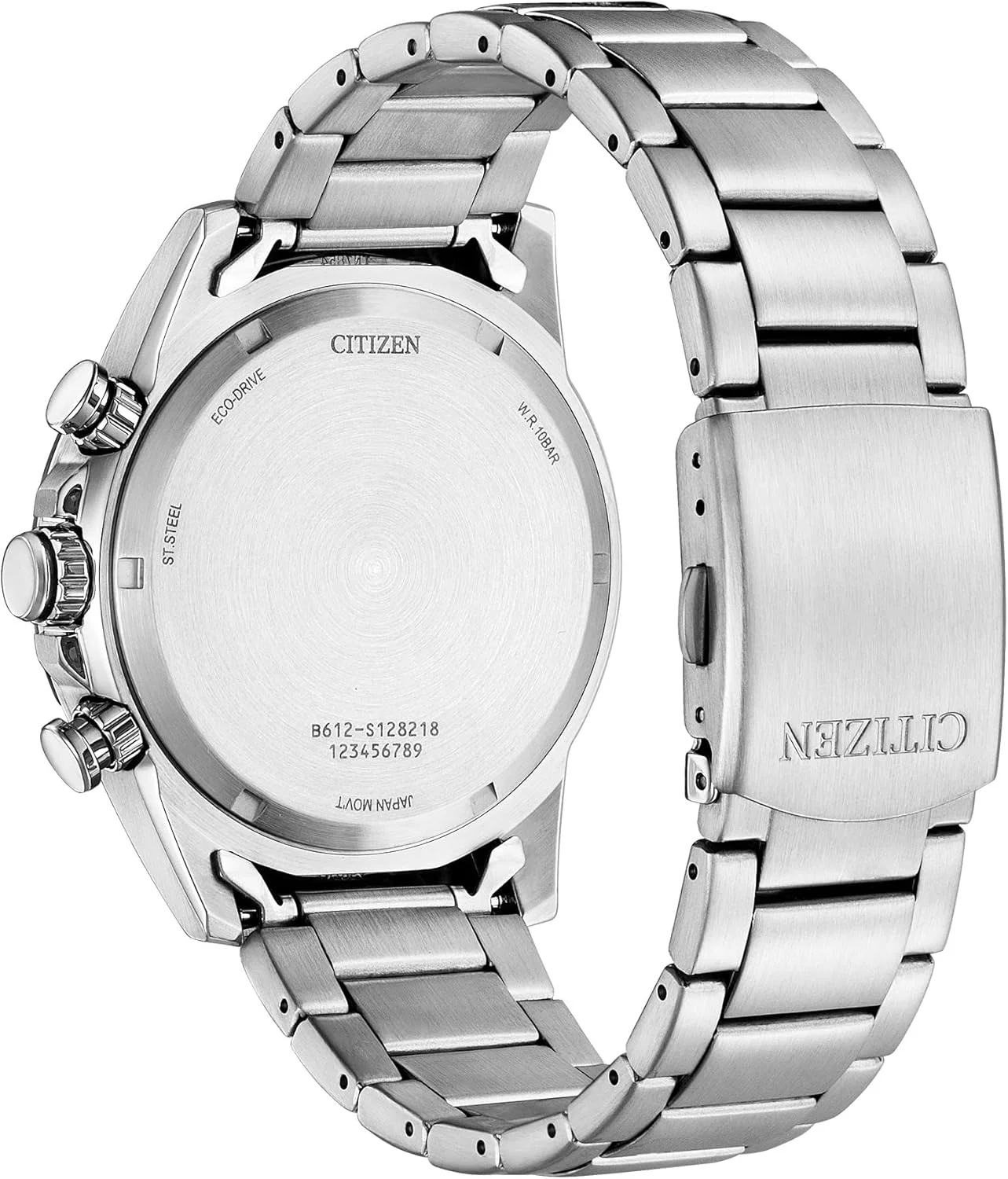ساعت مچی مردانه سیتیزن مدل Brycen Eco-Drive کرنوگراف استیل ضد زنگ، نمایش 12/24 ساعته، تاریخ، تاچیمتر، مقاوم در برابر آب تا 100 متر، شیشه معدنی کروی، مناسب استفاده روزمره و ورزشی ساعت مچی مردانه سیتیزن مدل Brycen Eco-Drive کرنوگراف استیل ضد زنگ، نمایش 12/24 ساعته، تاریخ، تاچیمتر، مقاوم در برابر آب تا 100 متر، شیشه معدنی کروی، مناسب استفاده روزمره و ورزشی