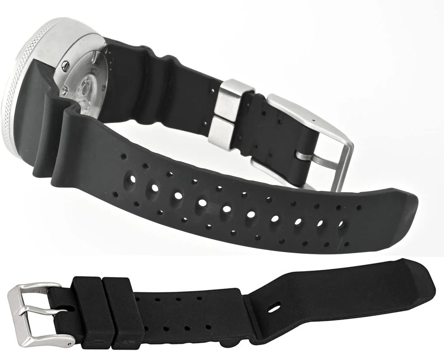 ساعت مچی مردانه سیتیزن Promaster Dive Eco-Drive، سه عقربه تاریخ دار، بند پلی اورتان، دارای گواهینامه ISO، شیشه منحنی ضد انعکاس، قاب و تاج پیچی