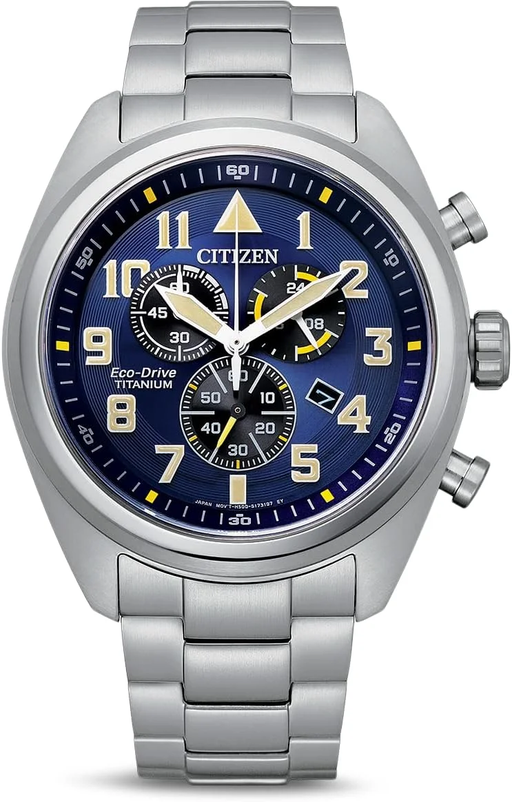 Citizen Mens Chronograph Eco-Drive Watch Titanium