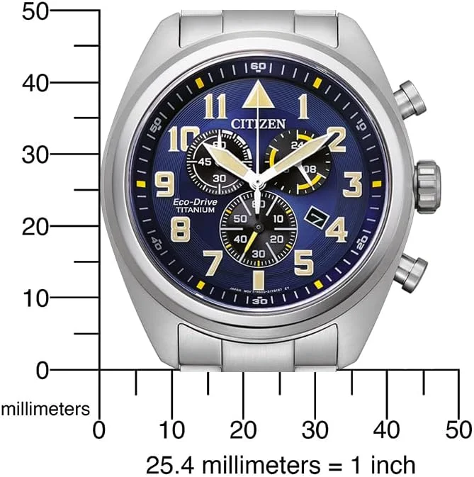 Citizen Mens Chronograph Eco-Drive Watch Titanium