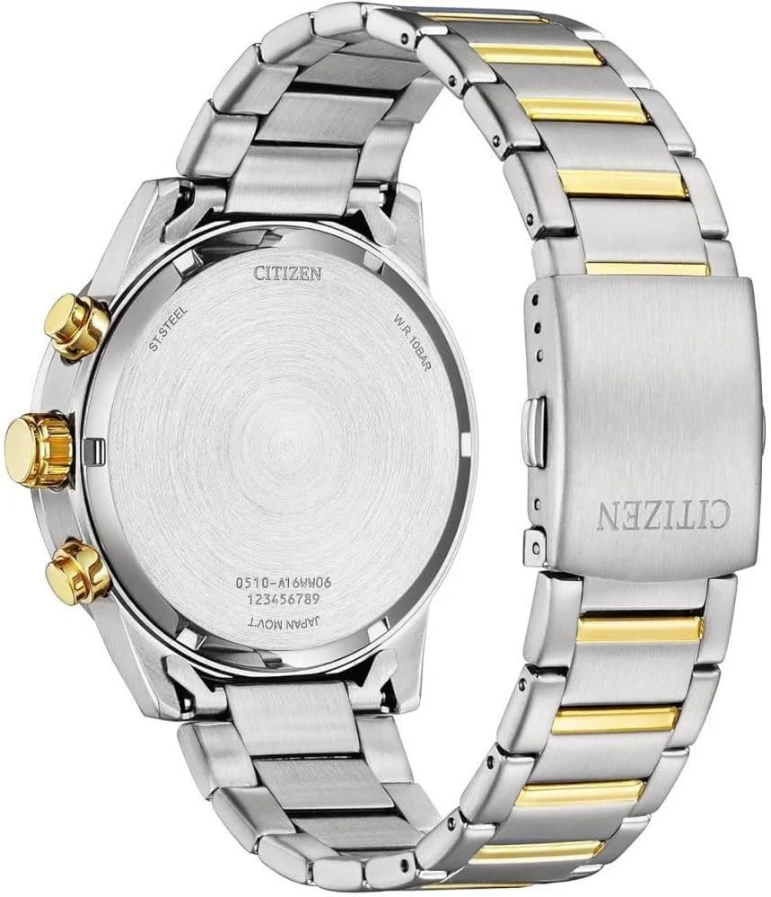 ساعت مچی مردانه سیتیزن مدل AN3686-53A، کرنوگراف کوارتز، قطر 44 میلی متر، نقره ای ساعت مچی مردانه سیتیزن مدل AN3686-53A، کرنوگراف کوارتز، قطر 44 میلی متر، نقره ای