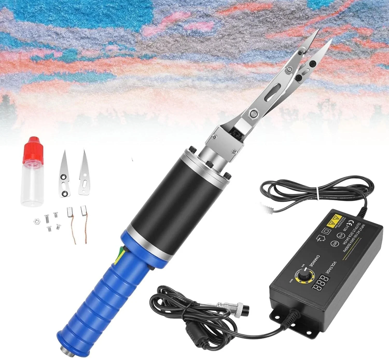 قیچی حکاکی فرش برقی X&Z-XAOY 200W، قیچی پیرایشگر حکاکی فرش، ماشین اصلاح برقی فرش با سرعت قابل تنظیم 0-4000 دور در دقیقه برای صنایع دستی، خیاطی، فرش و اسکرپ بوکینگ قیچی حکاکی فرش برقی X&Z-XAOY 200W، قیچی پیرایشگر حکاکی فرش، ماشین اصلاح برقی فرش با سرعت قابل تنظیم 0-4000 دور در دقیقه برای صنایع دستی، خیاطی، فرش و اسکرپ بوکینگ