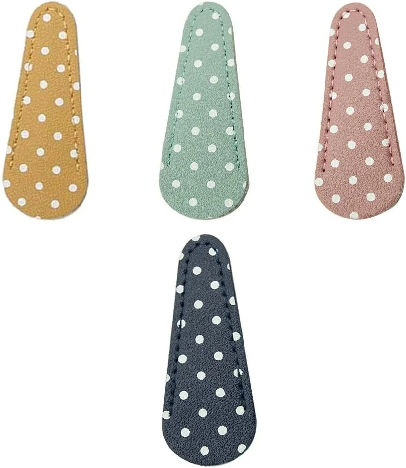 غلاف قیچی زالاتی، محافظ قیچی چرمی ایمنی 4 عددی برای ابزارهای گلدوزی خیاطی غلاف قیچی زالاتی، محافظ قیچی چرمی ایمنی 4 عددی برای ابزارهای گلدوزی خیاطی