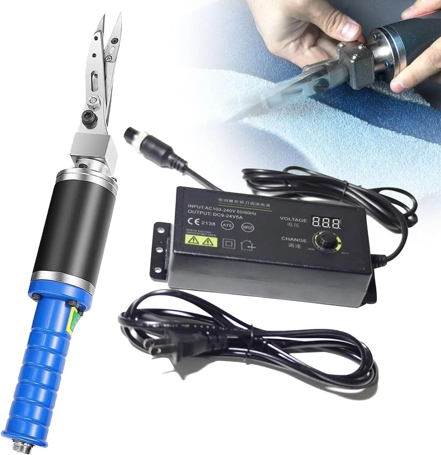 قیچی حکاکی فرش برقی X&Z-XAOY ابزار حکاکی فرش با جایگزین برای حکاکی فرش دست ساز، قیچی مدل سازی برش پارچه قیچی حکاکی فرش برقی X&Z-XAOY ابزار حکاکی فرش با جایگزین برای حکاکی فرش دست ساز، قیچی مدل سازی برش پارچه